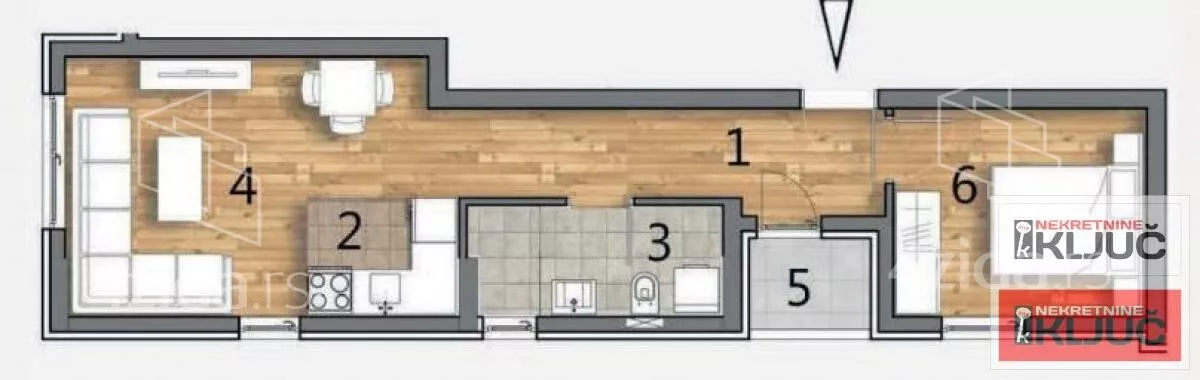 Dvosoban stan | 4zida