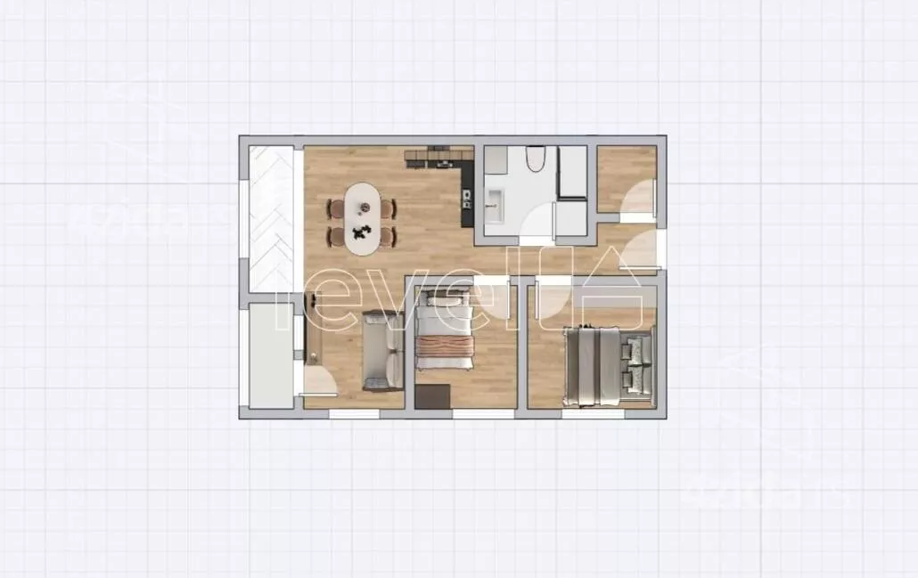 Trosoban stan | 4zida