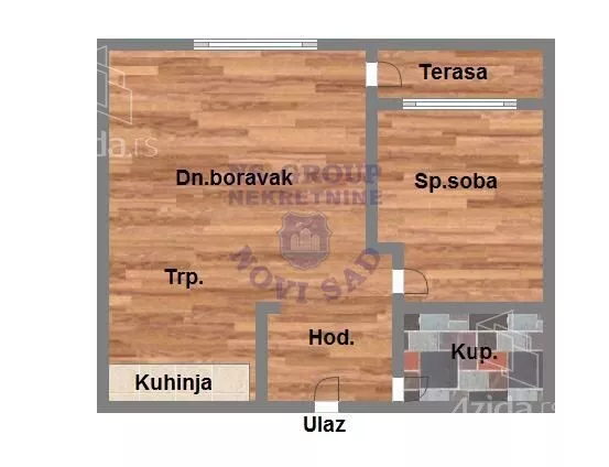 Dvosoban stan | 4zida