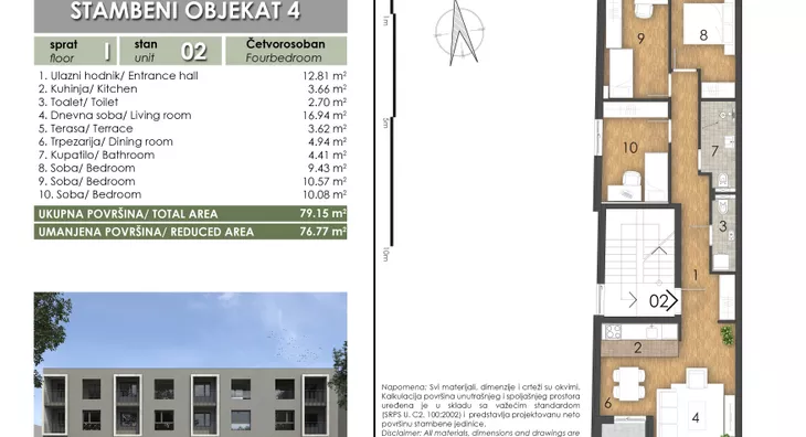 Četvorosoban | 4zida