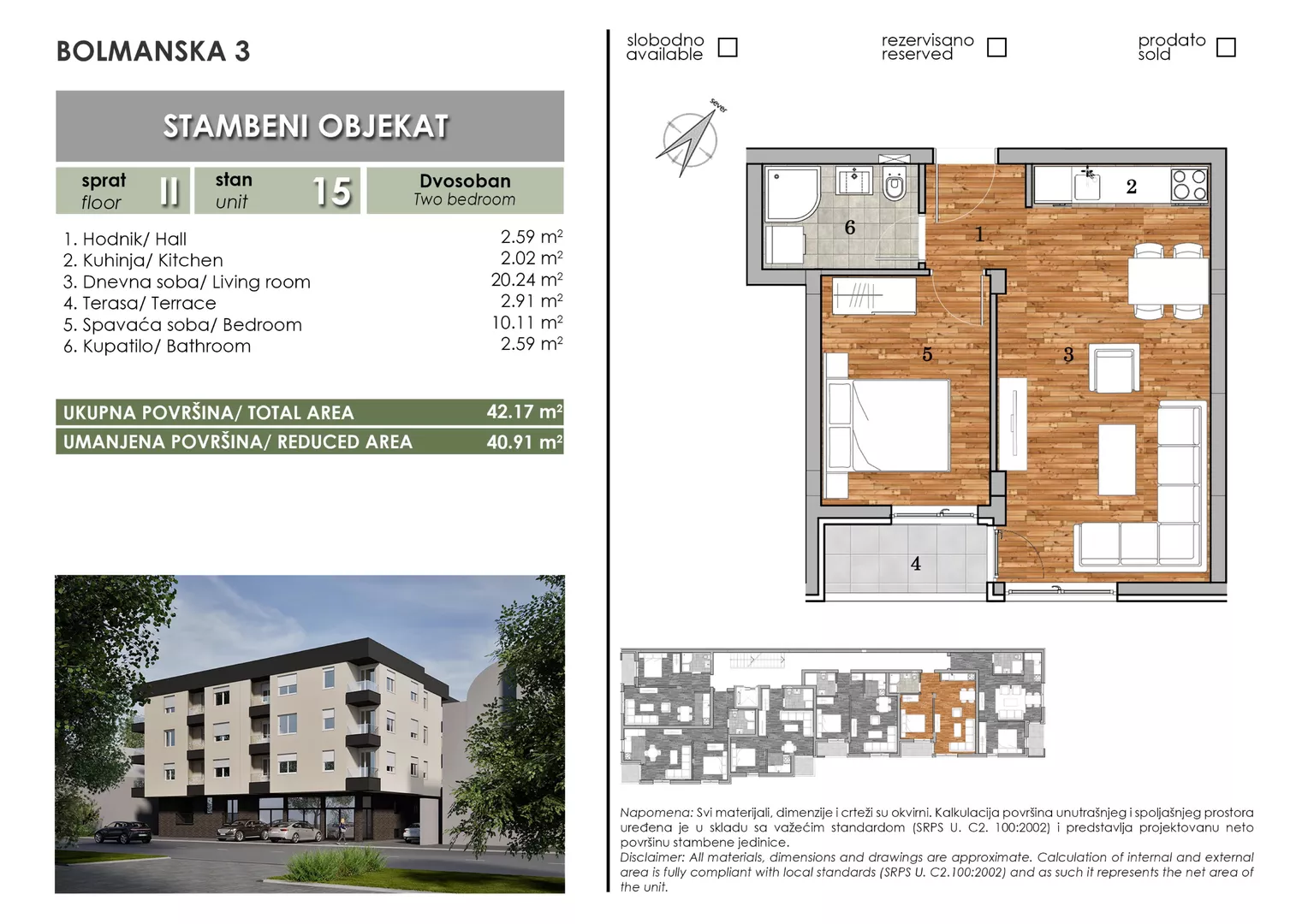 Dvosoban stan | 4zida
