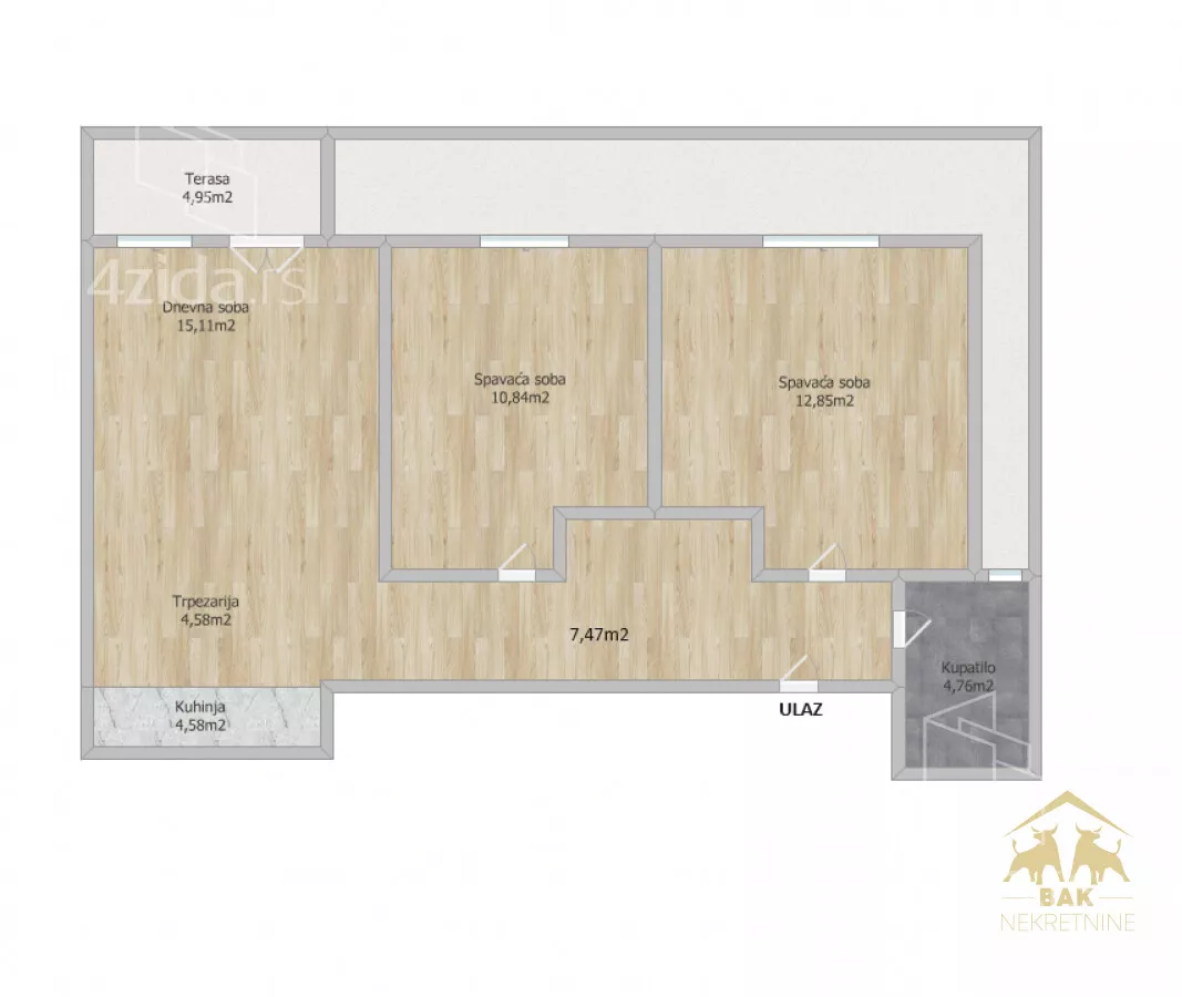 Trosoban stan | 4zida