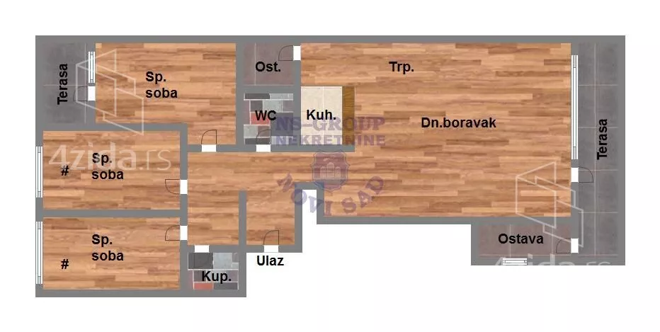 Četvorosoban stan | 4zida