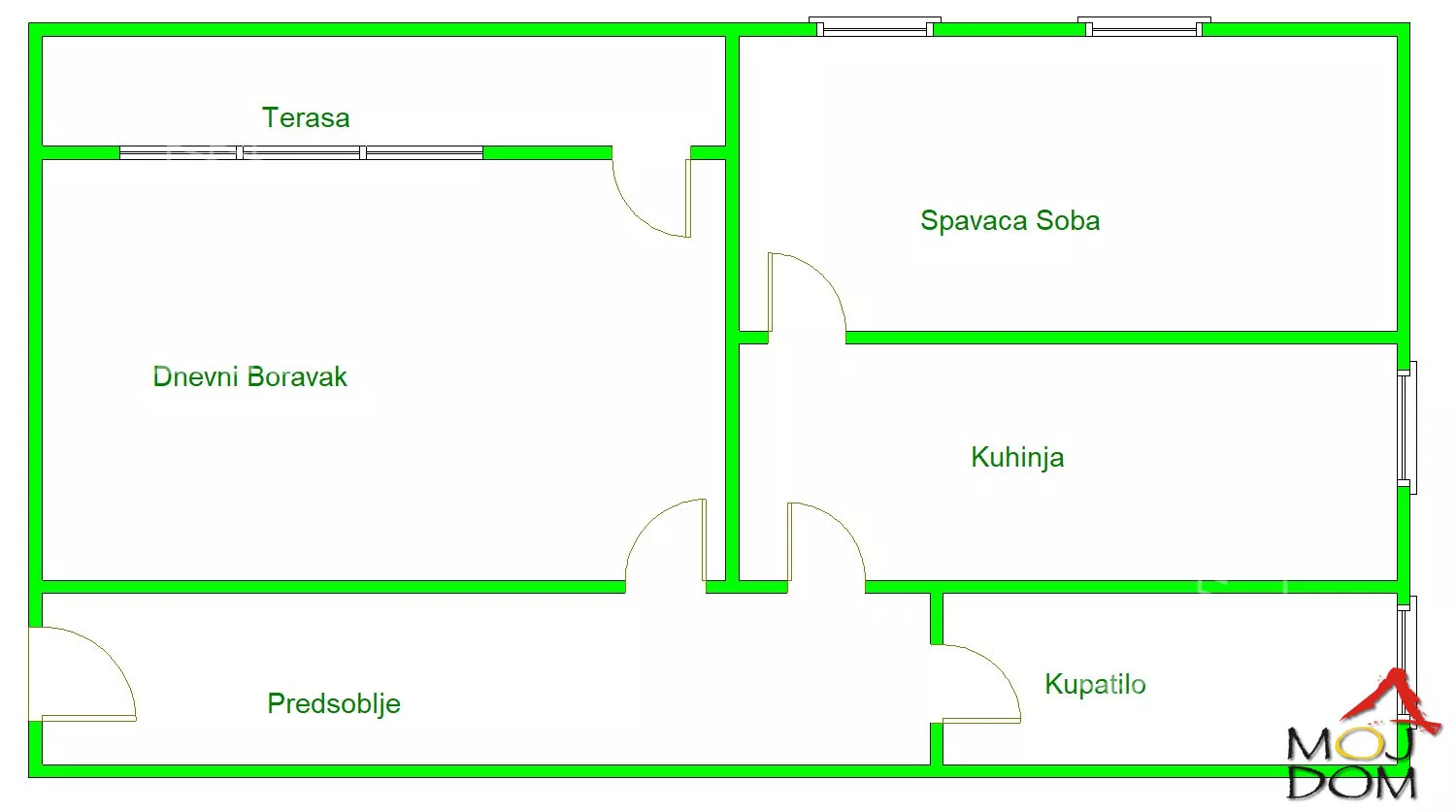 Dvosoban stan | 4zida