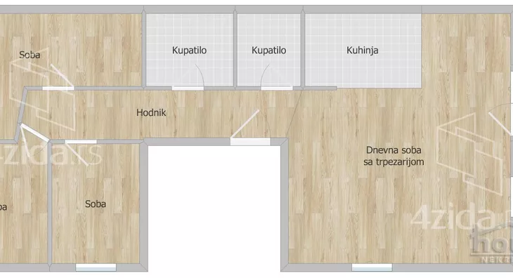 Troiposoban stan | 4zida