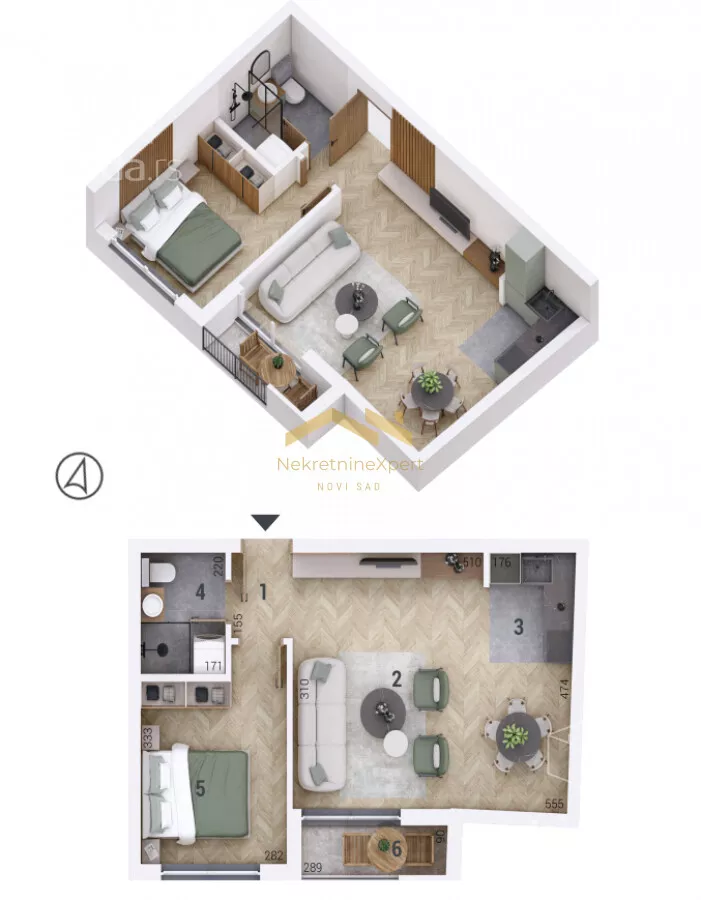 Dvosoban stan | 4zida