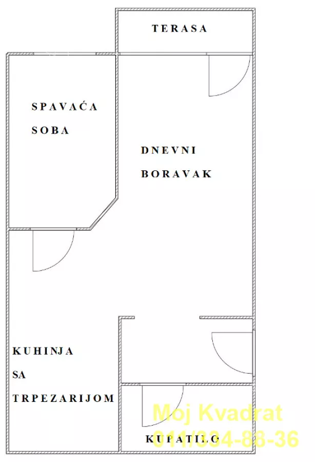 Dvosoban stan | 4zida