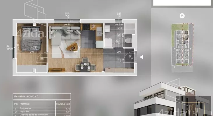 Dvosoban stan | 4zida