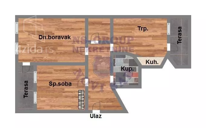 Dvosoban stan | 4zida