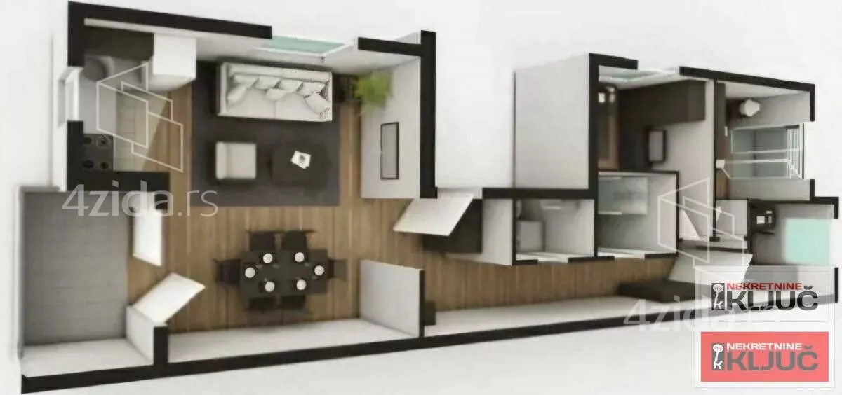 Troiposoban stan | 4zida