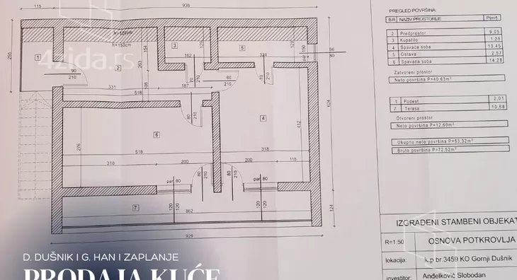 2-etažna kuća | 4zida