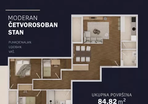 Četvorosoban | 4zida