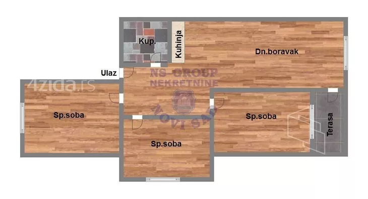 Troiposoban stan | 4zida