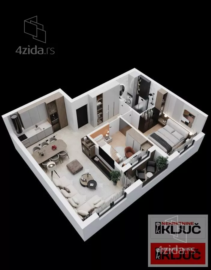 Dvoiposoban stan | 4zida