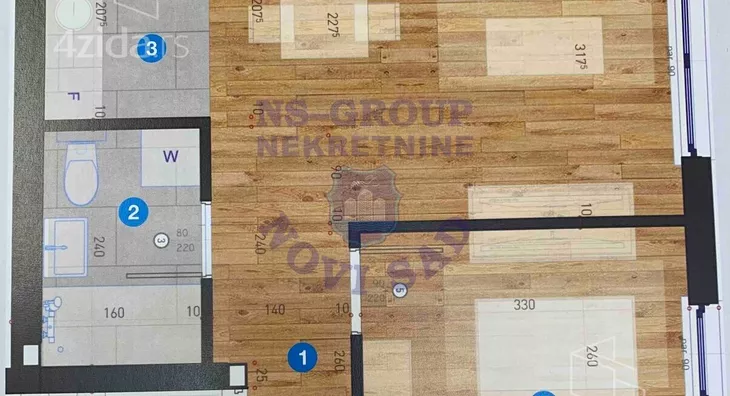 Jednoiposoban stan | 4zida