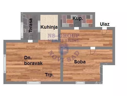 Jednoiposoban stan | 4zida