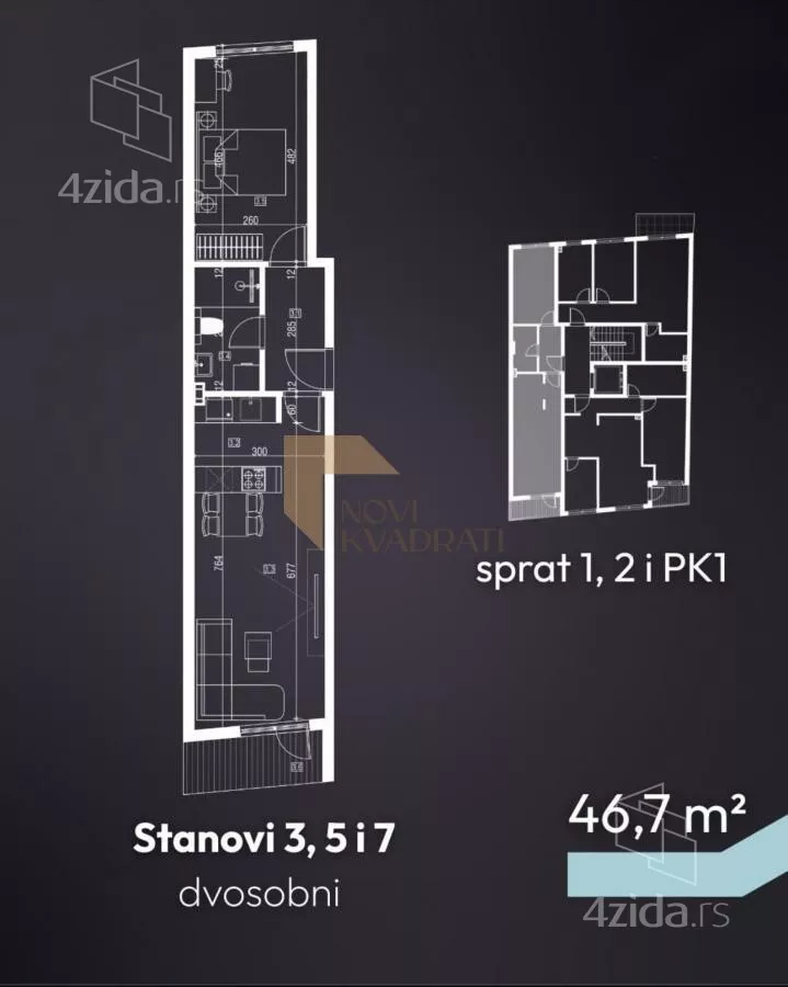 Dvosoban stan | 4zida