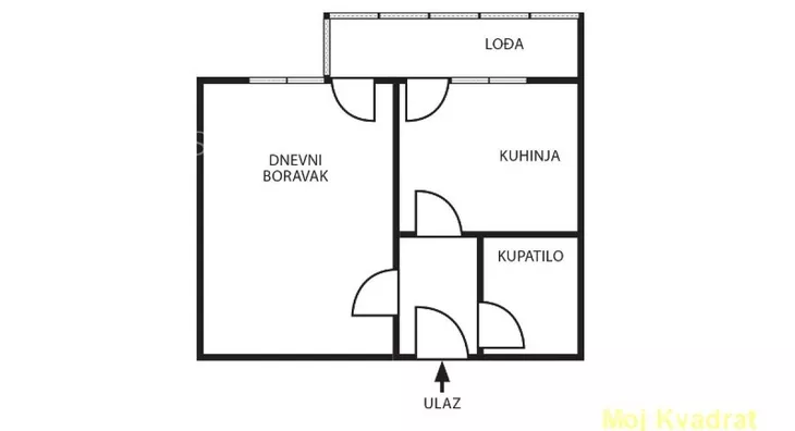 Jednosoban stan | 4zida