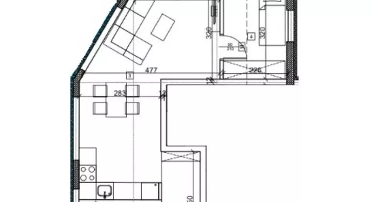 Jednoiposoban stan | 4zida