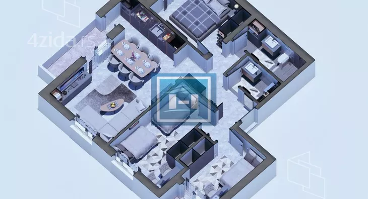 Trosoban stan | 4zida