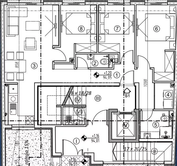 Trosoban stan | 4zida