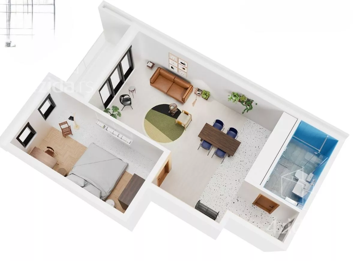 Dvosoban stan | 4zida