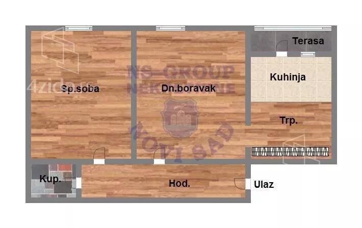 Dvosoban stan | 4zida