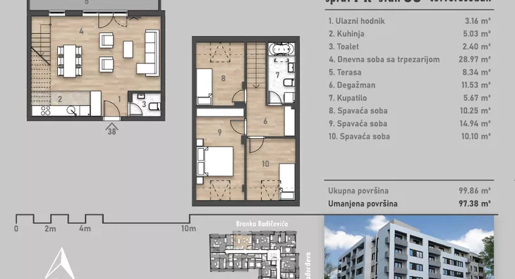 Četvorosoban | 4zida