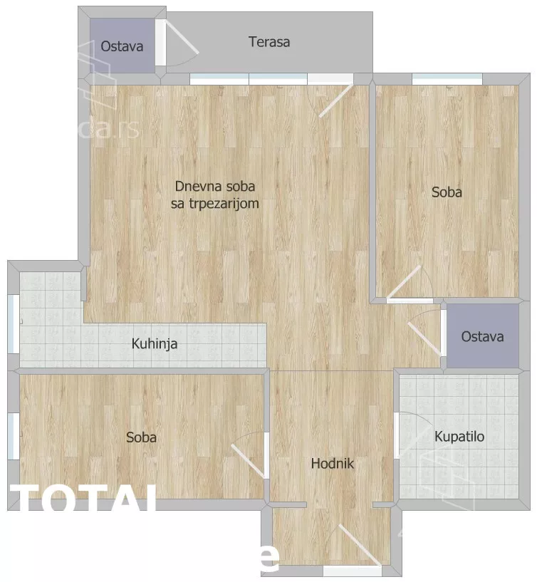 Dvoiposoban stan | 4zida