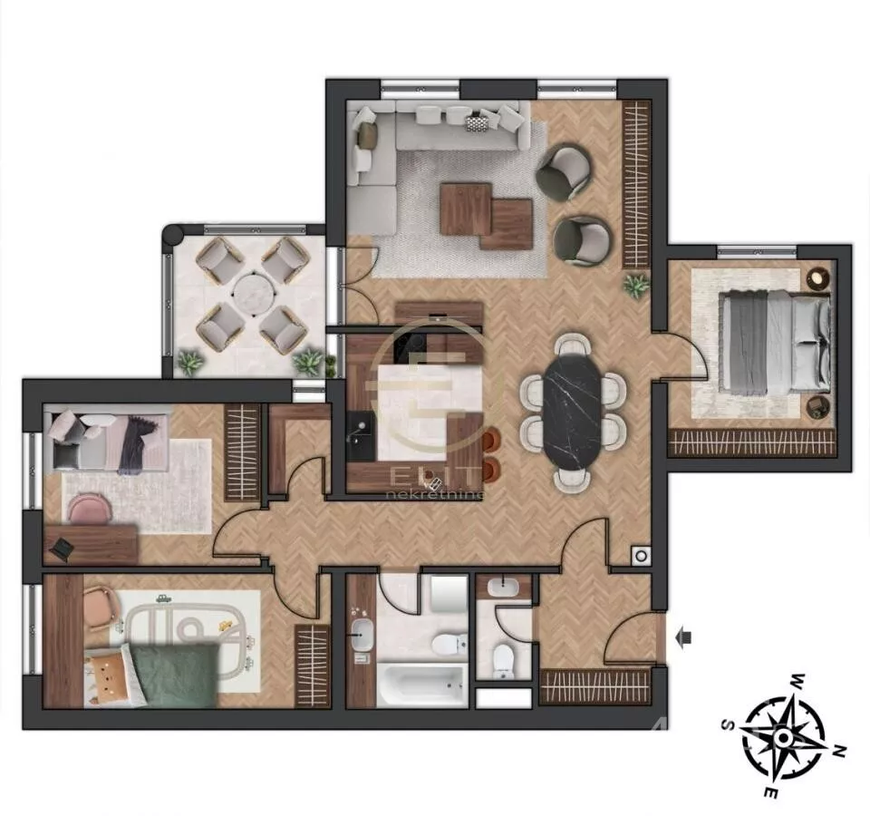 Četvorosoban stan | 4zida