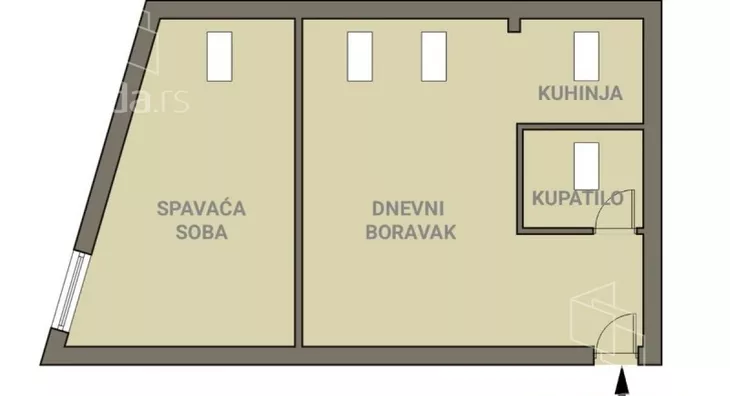 Jednoiposoban stan | 4zida