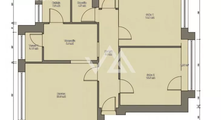 Trosoban stan | 4zida