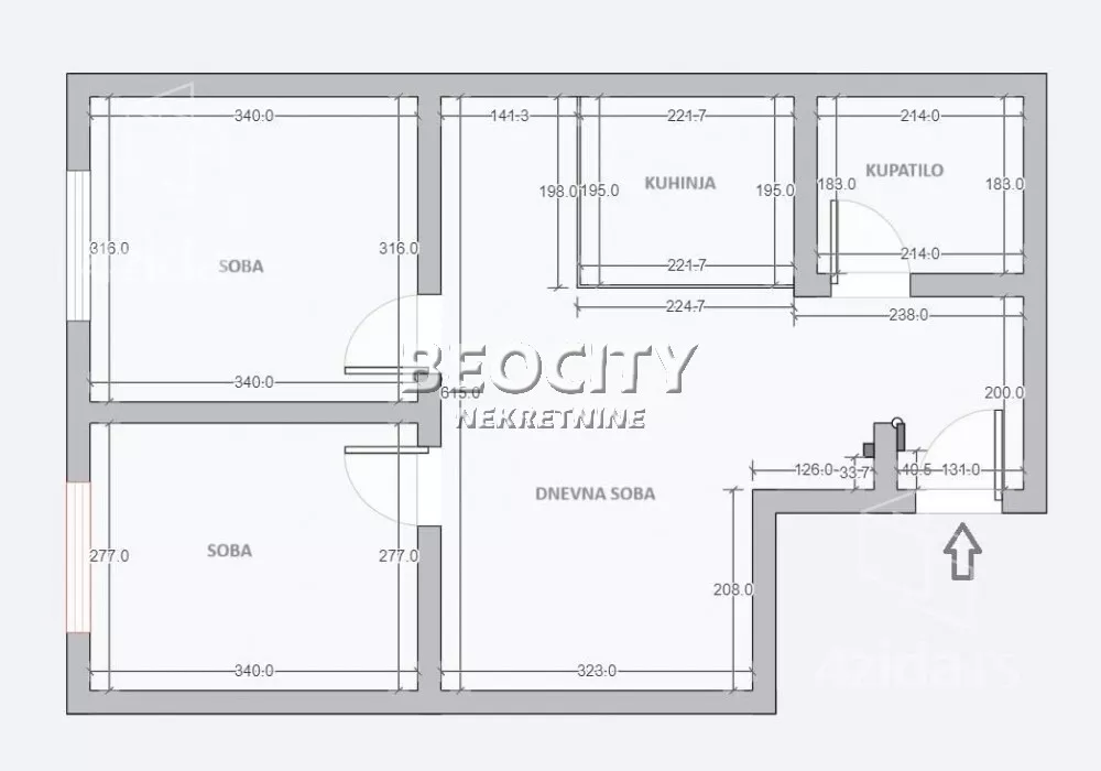 Trosoban stan | 4zida