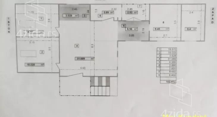 Troiposoban stan | 4zida