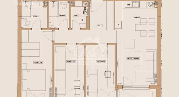 Troiposoban stan | 4zida