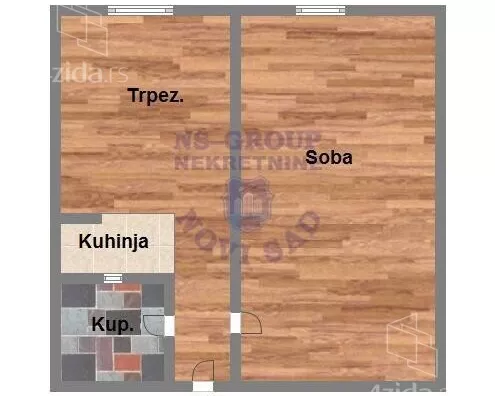 Jednosoban stan | 4zida