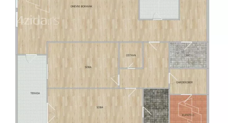 Trosoban stan | 4zida