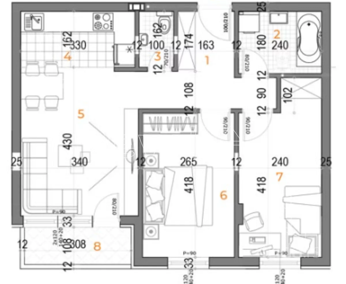 Trosoban stan | 4zida