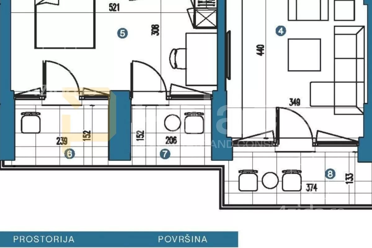 Dvosoban stan | 4zida