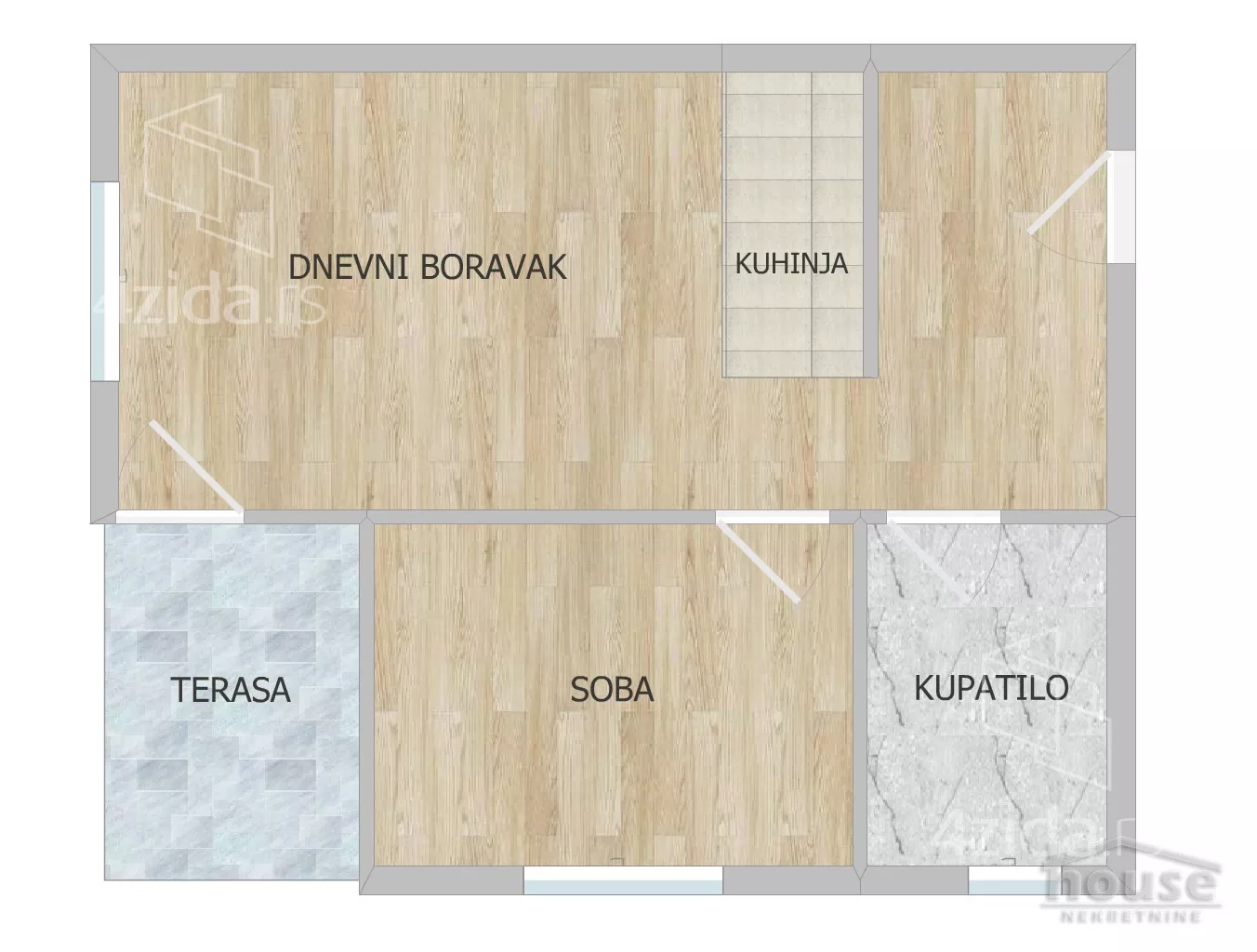 Dvosoban stan | 4zida