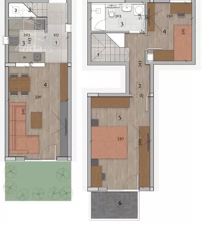 Dvoiposoban stan | 4zida