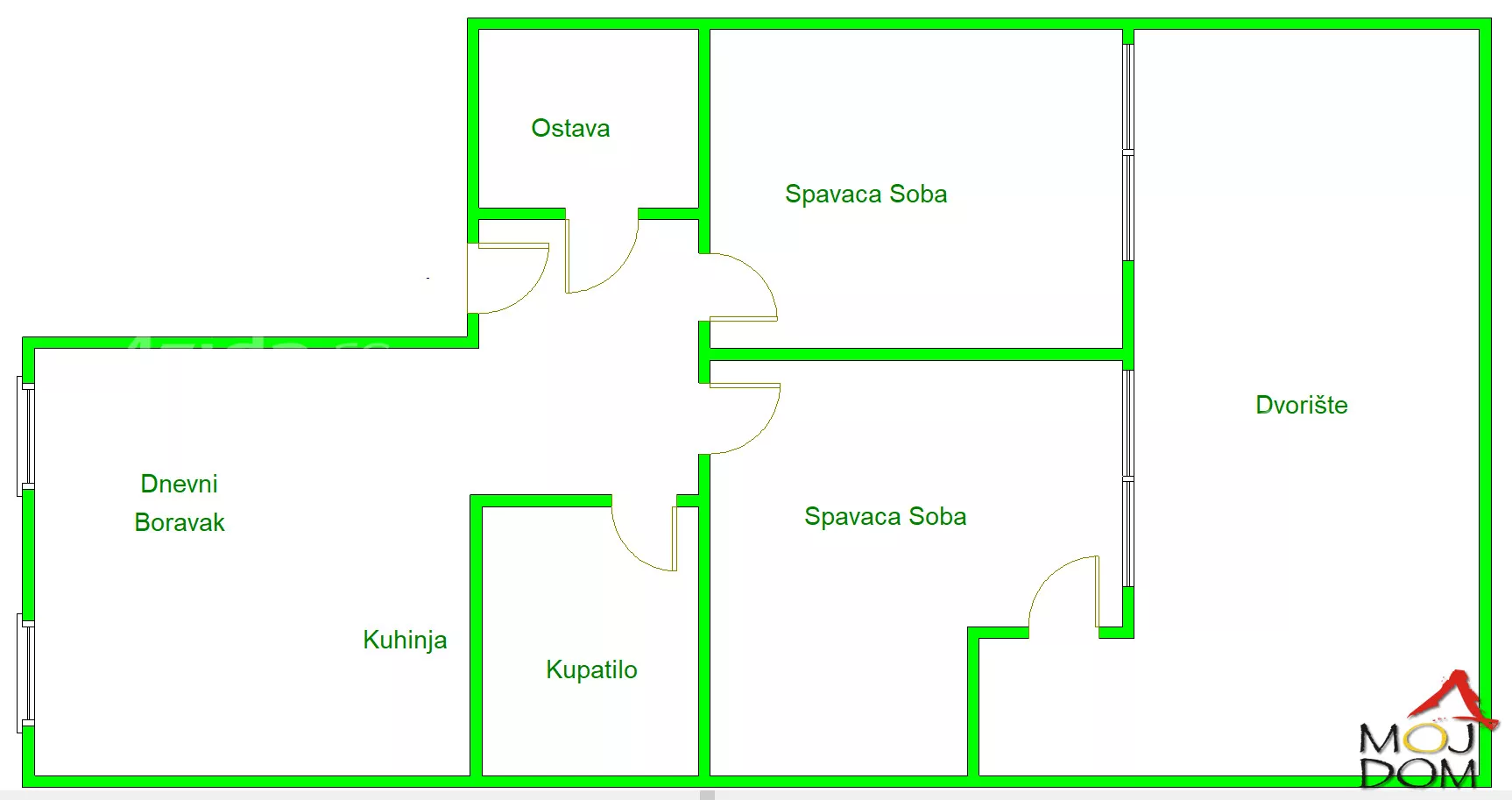 Dvoiposoban stan | 4zida