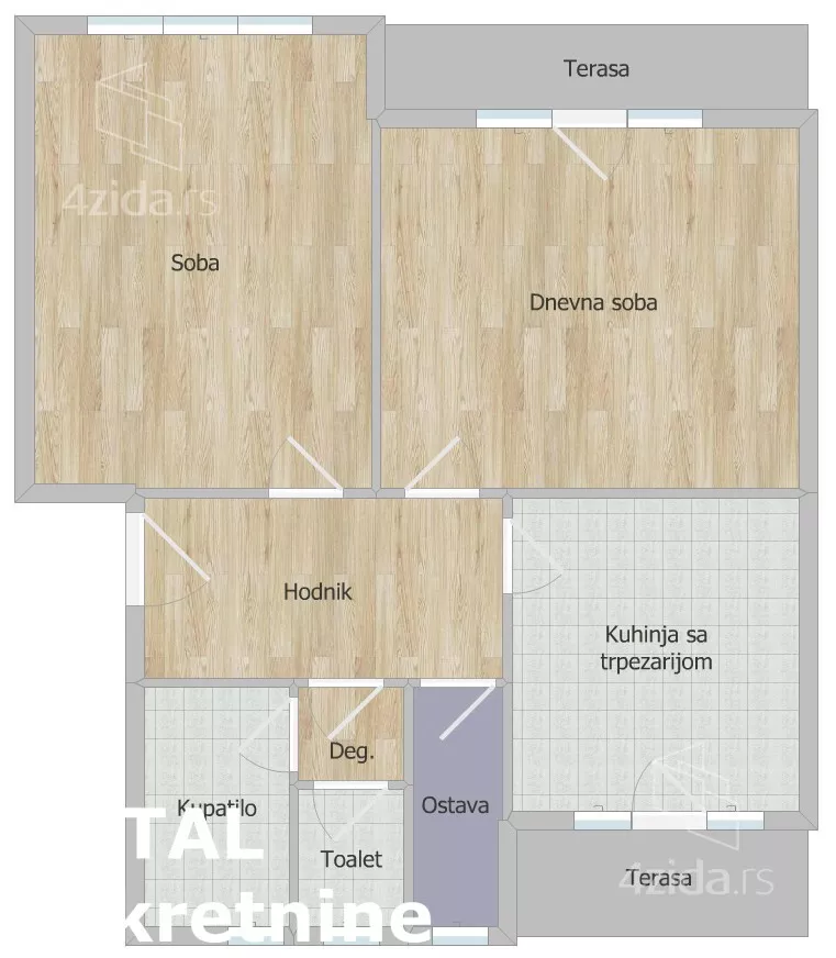 Dvoiposoban stan | 4zida
