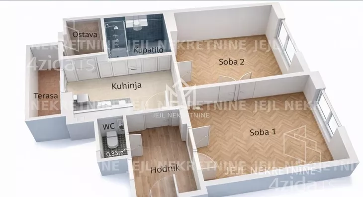 Dvosoban stan | 4zida