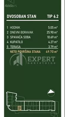 Dvosoban stan | 4zida