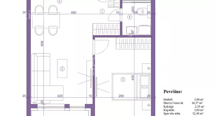 Jednosoban stan | 4zida