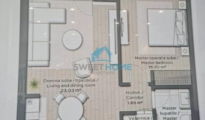 Jednoiposoban stan | 4zida