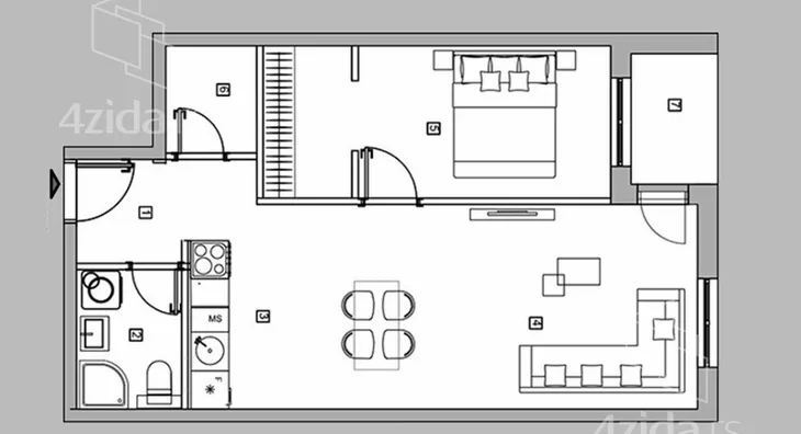 Dvosoban stan | 4zida