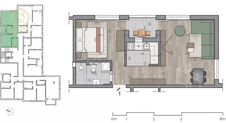 Dvosoban stan | 4zida