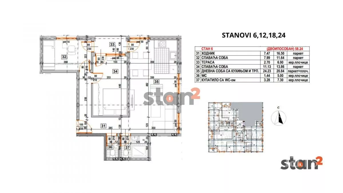 Dvoiposoban stan | 4zida